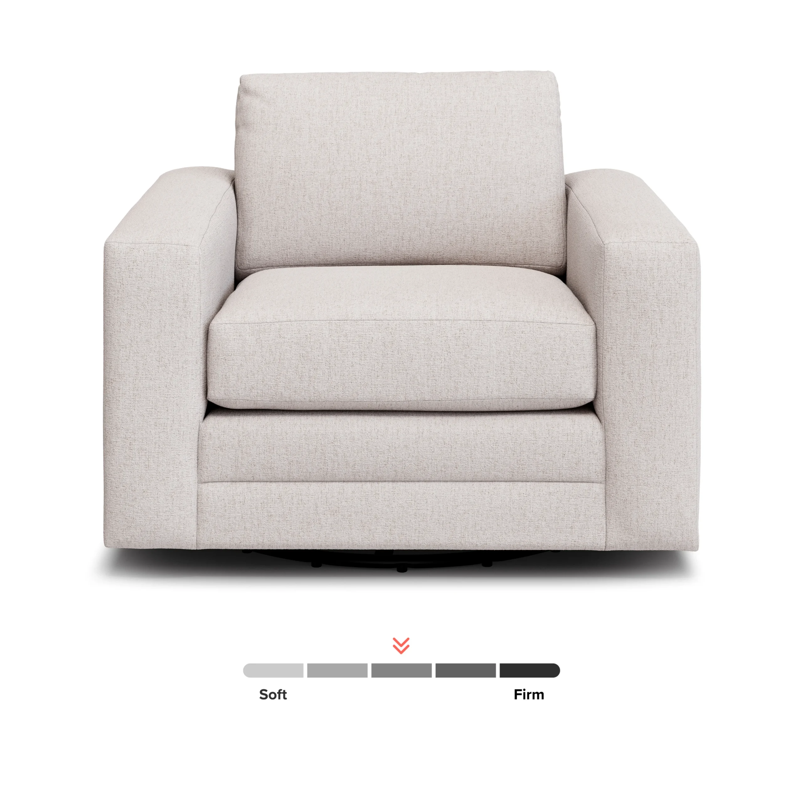 Riley 42_ Grand Swivel Chair - Napa White - Image 7