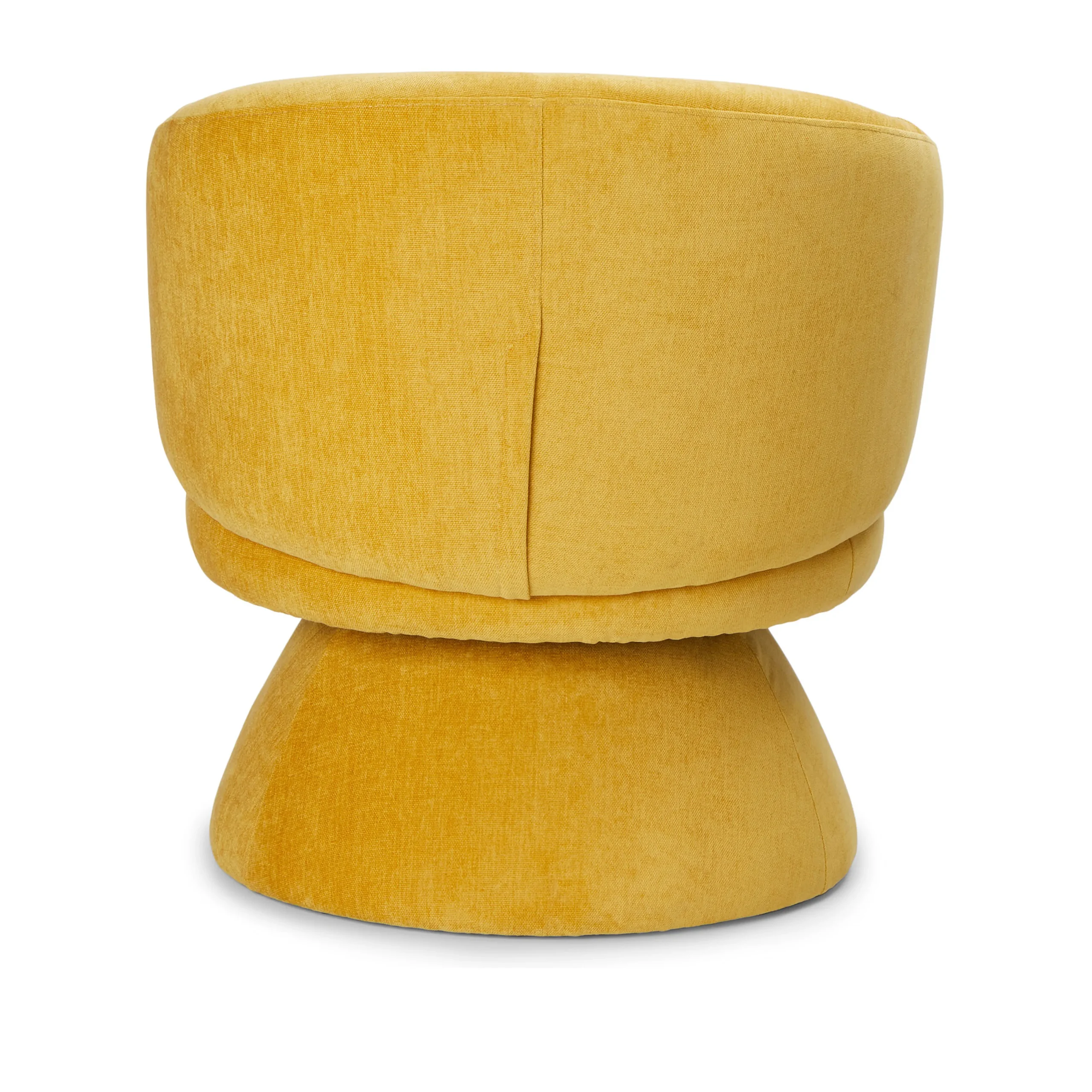 Makeva 31_ Swivel Lounge Chair - Marigold Yellow - Image 9