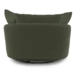 Leigh 47_ Grand Velvet Swivel Lounge Chair - Hale Fir Green