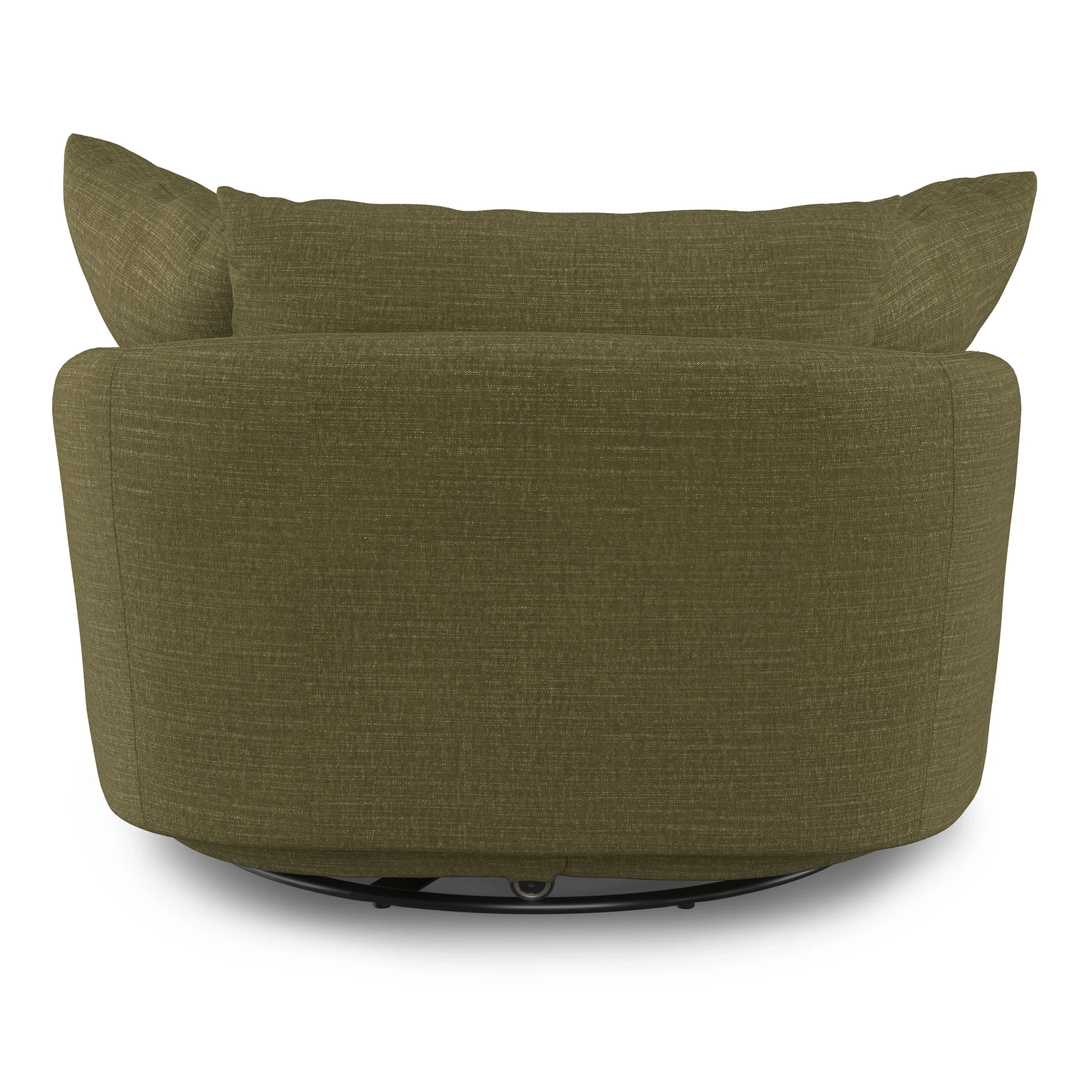Leigh 47_ Grand Swivel Lounge Chair - Napa Moss - Image 7