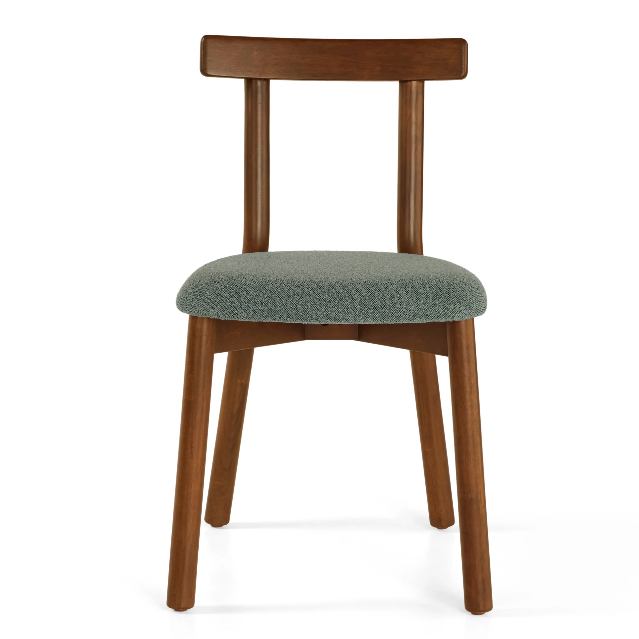 Ulka Dining Chair - Walnut and Ratine Green - Image 5