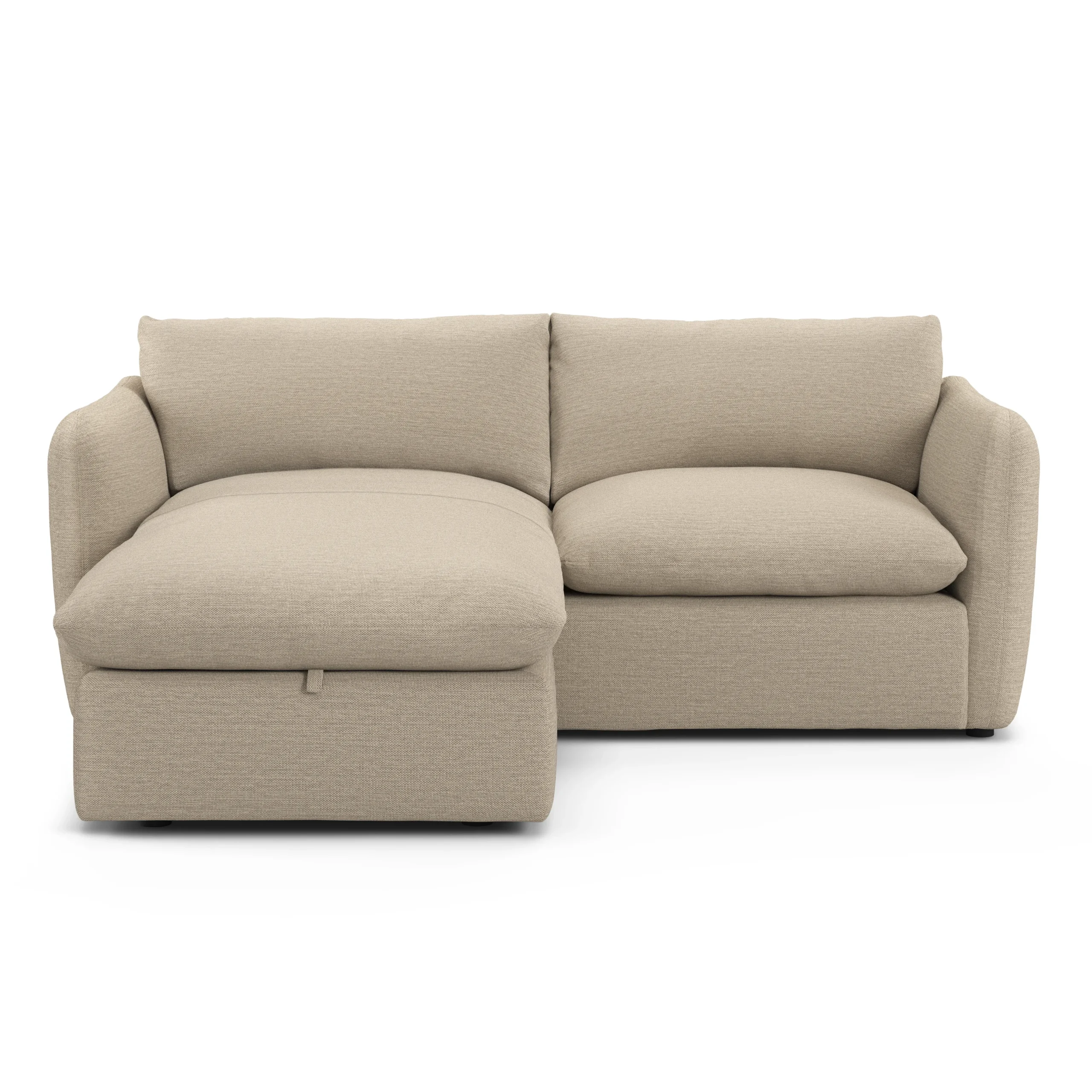 Leigh 86_ Reversible Storage Sectional - Silver Taupe - Image 5