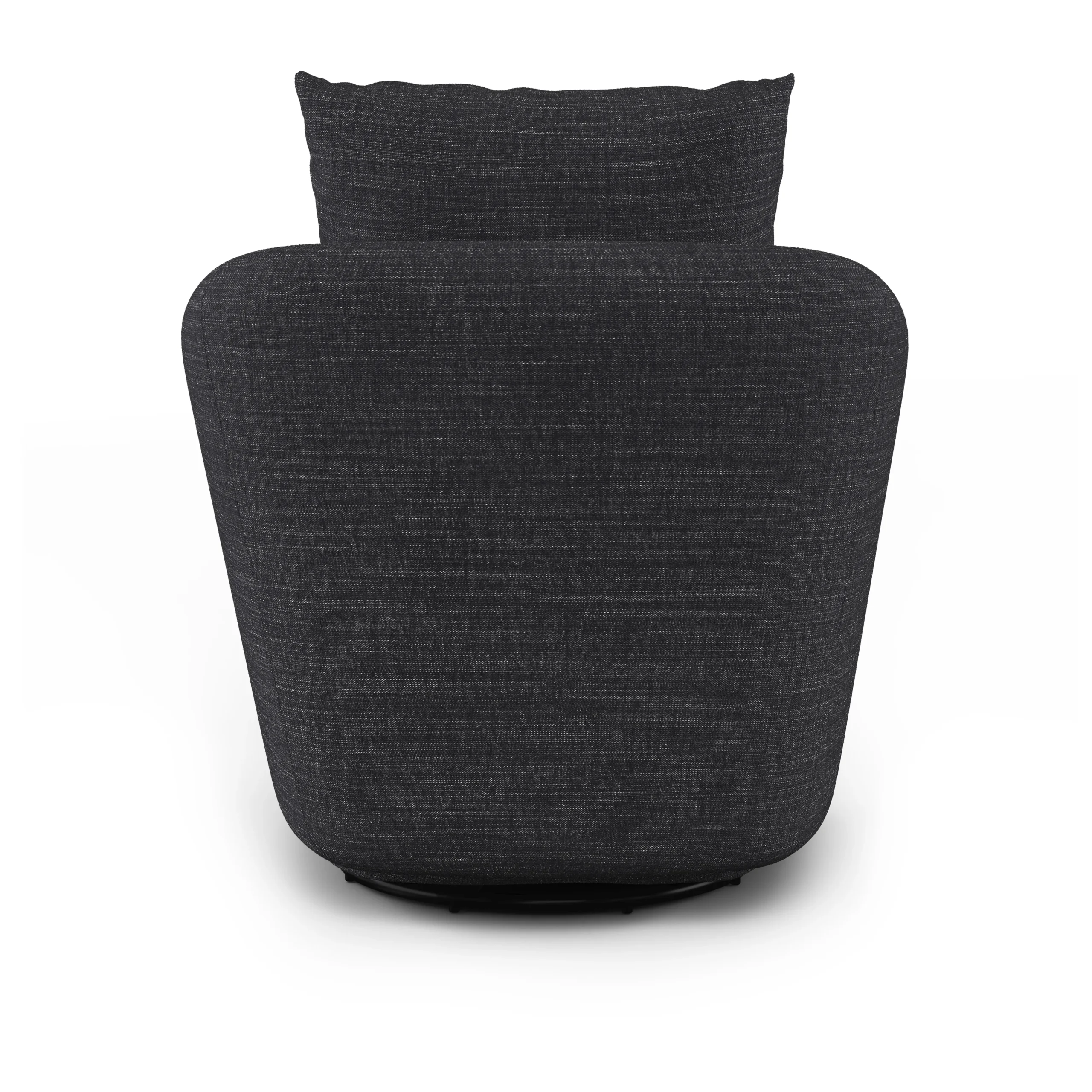 Leigh 33_ Swivel Lounge Chair - Napa Charcoal - Image 6