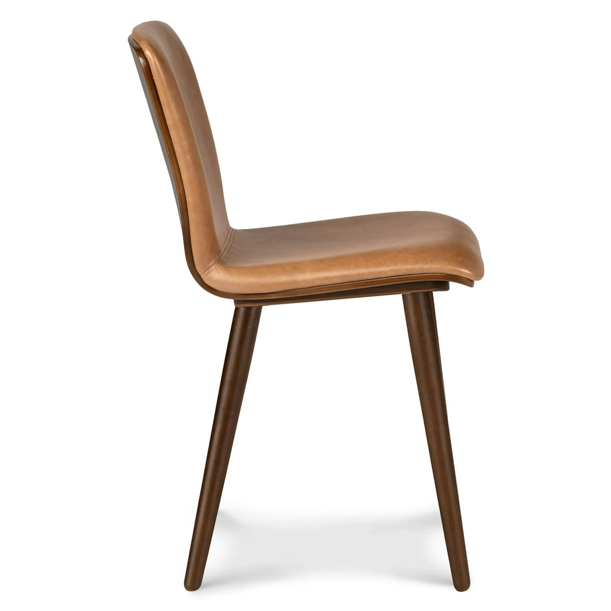 Sede Leather Dining Chair - Walnut and Toscana Tan - Image 5