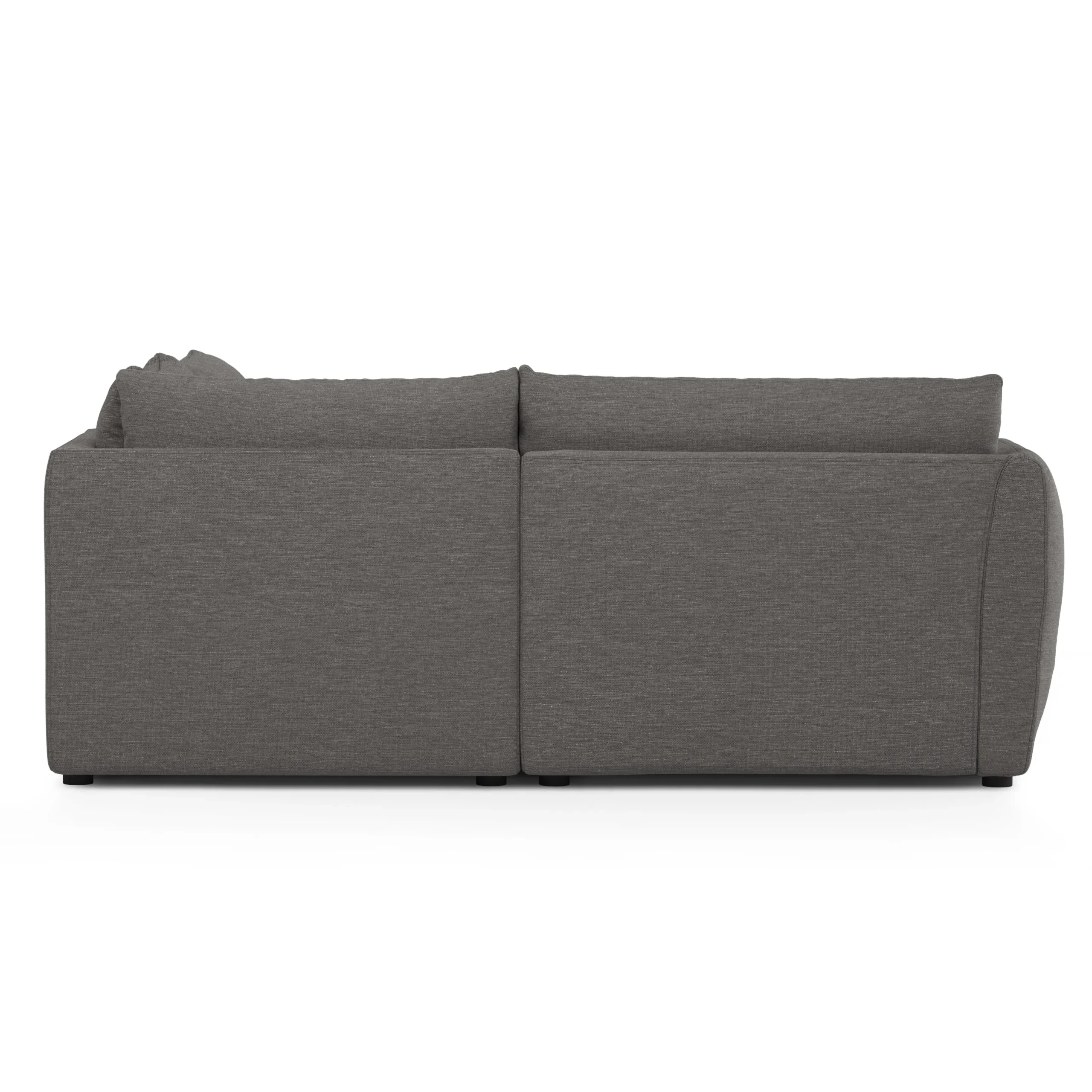 Leigh 87_ Modular Corner Sectional - Silver Gray - Image 5