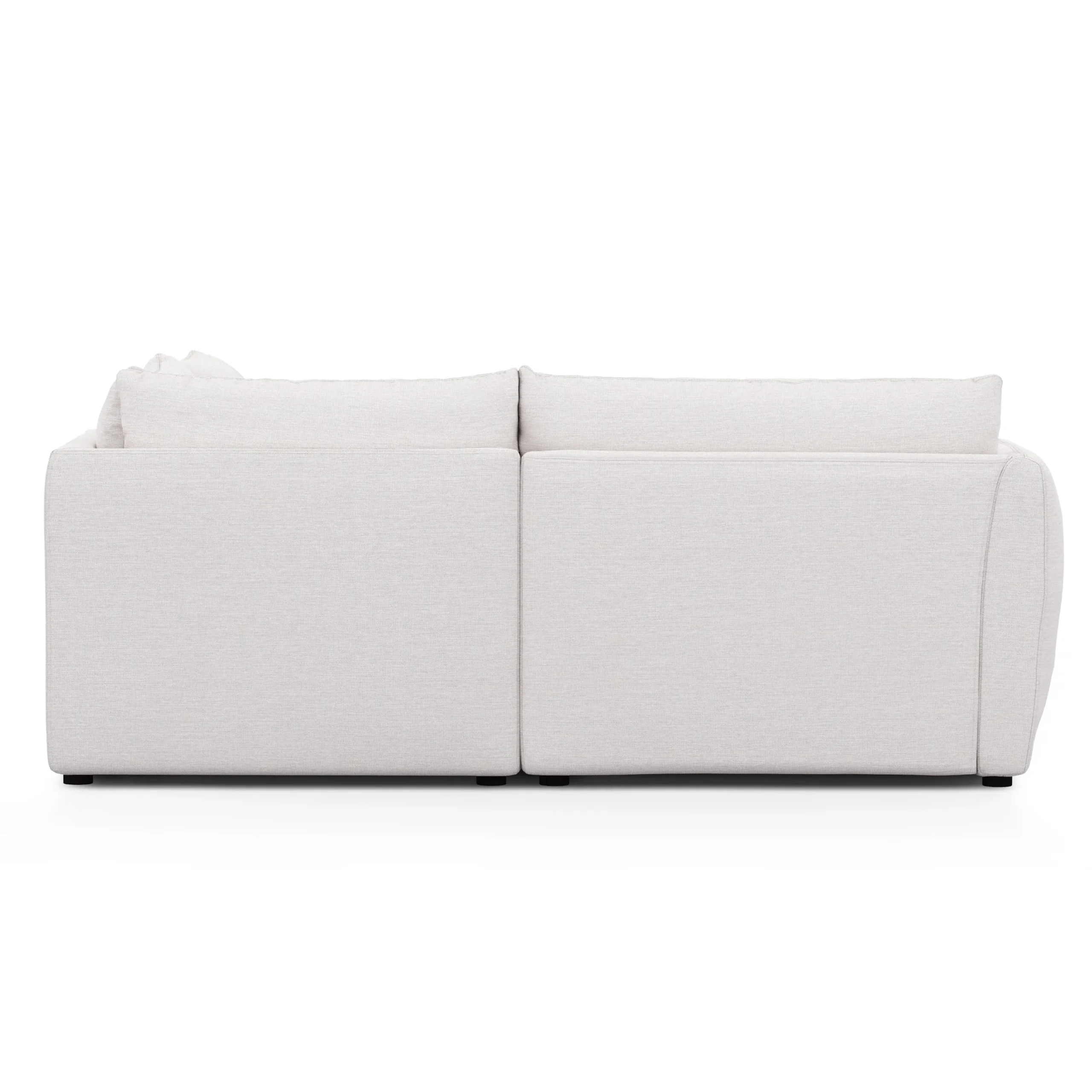 Leigh 87_ Modular Corner Sectional - Silver Ivory - Image 5