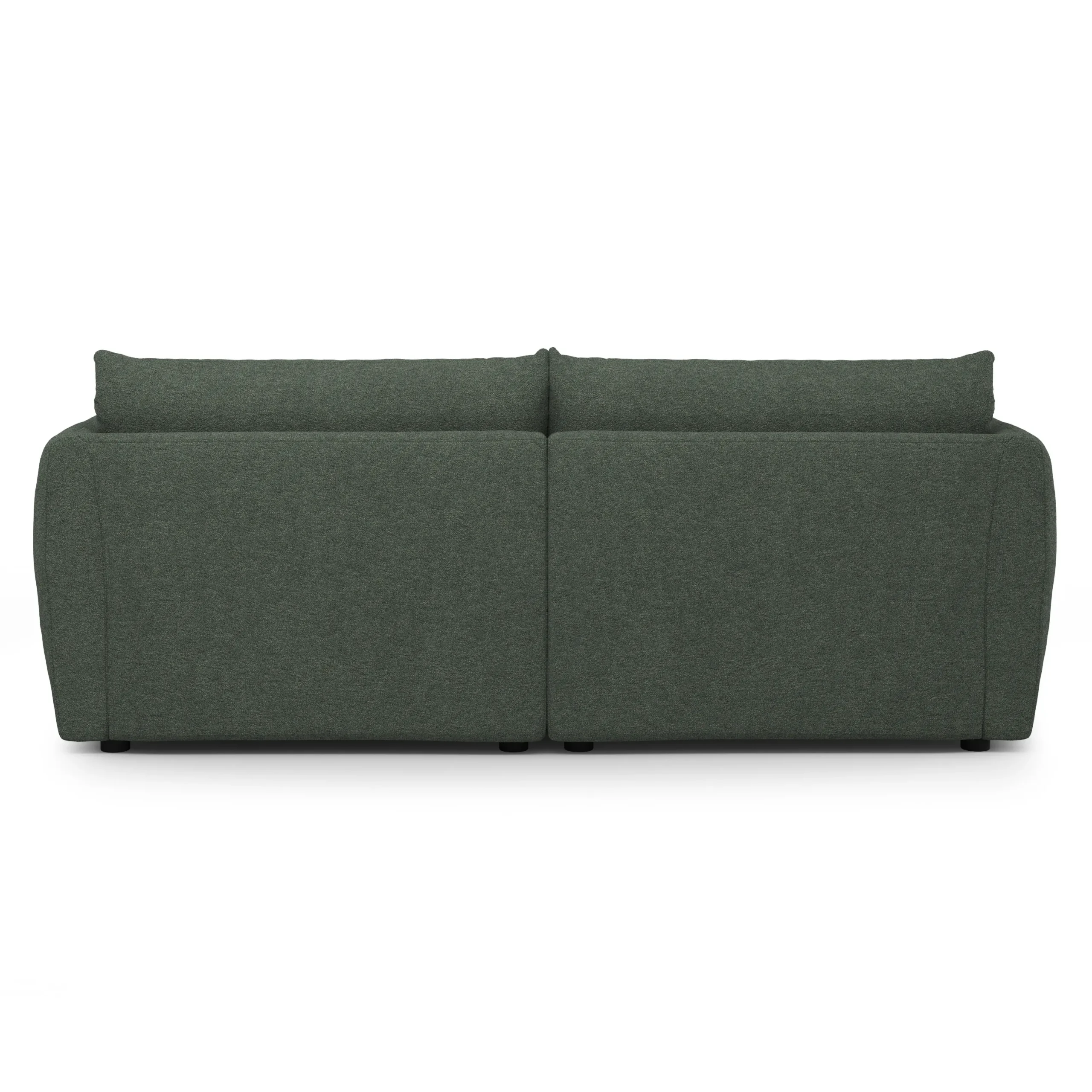 Leigh 92_ Modular Sectional - Green Wool Bouclé - Image 5