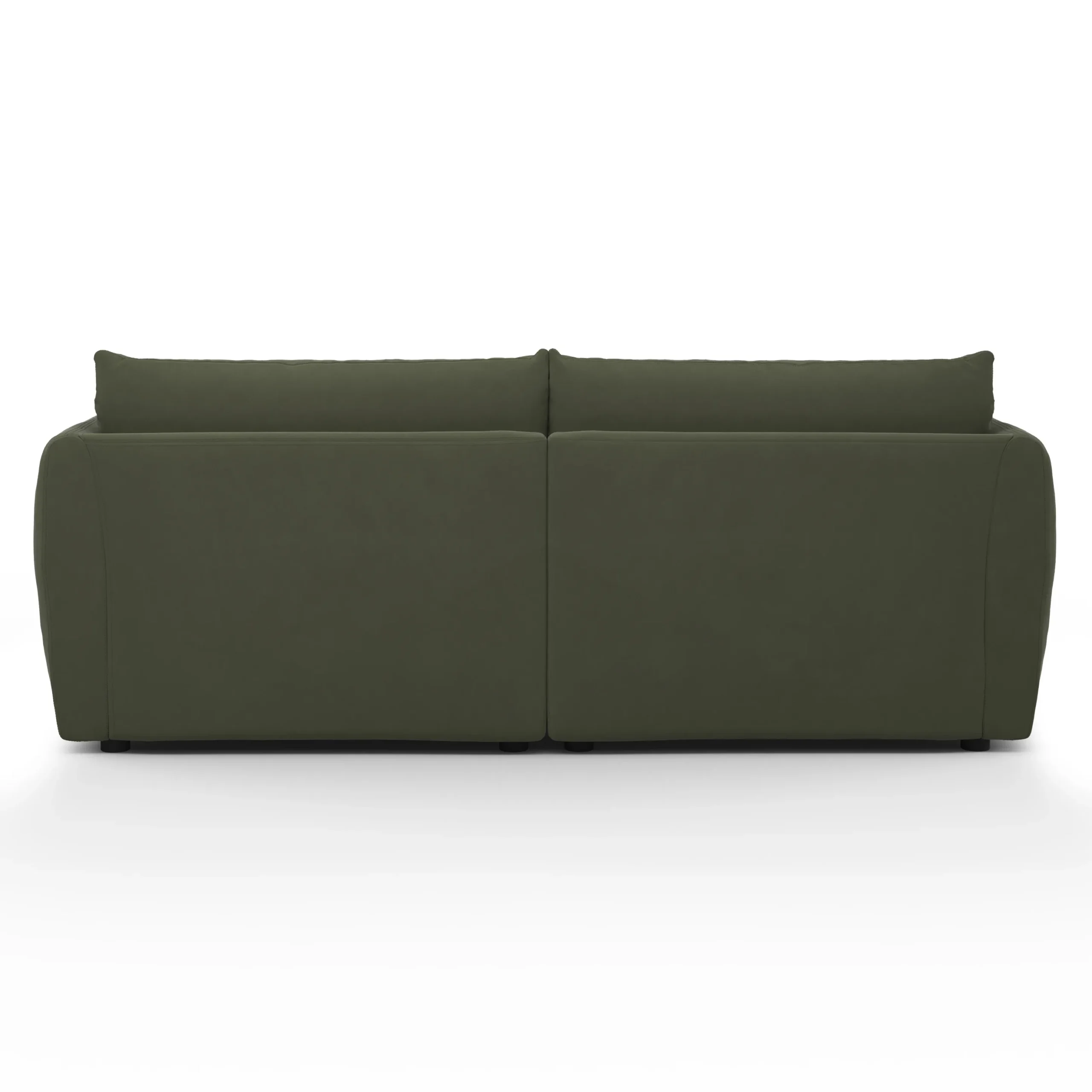 Leigh 92_ Velvet Modular Sectional - Hale Fir Green - Image 5