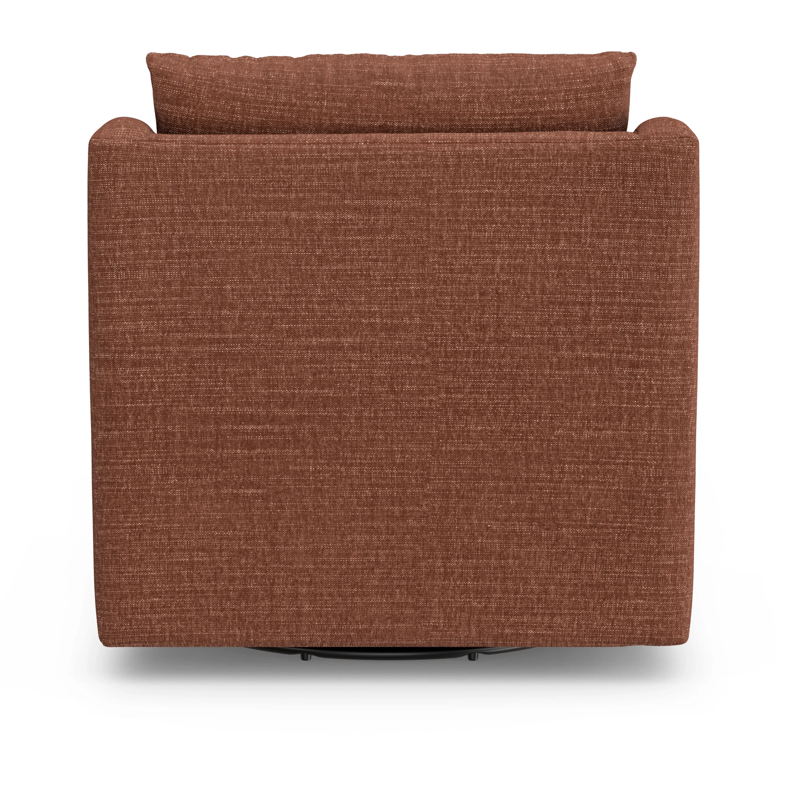 Landry 32.25_ Swivel Lounge Chair - Napa Rust - Image 6