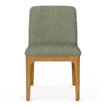 Rosin Dining Chair - Smoked Oak and Welsh Green
