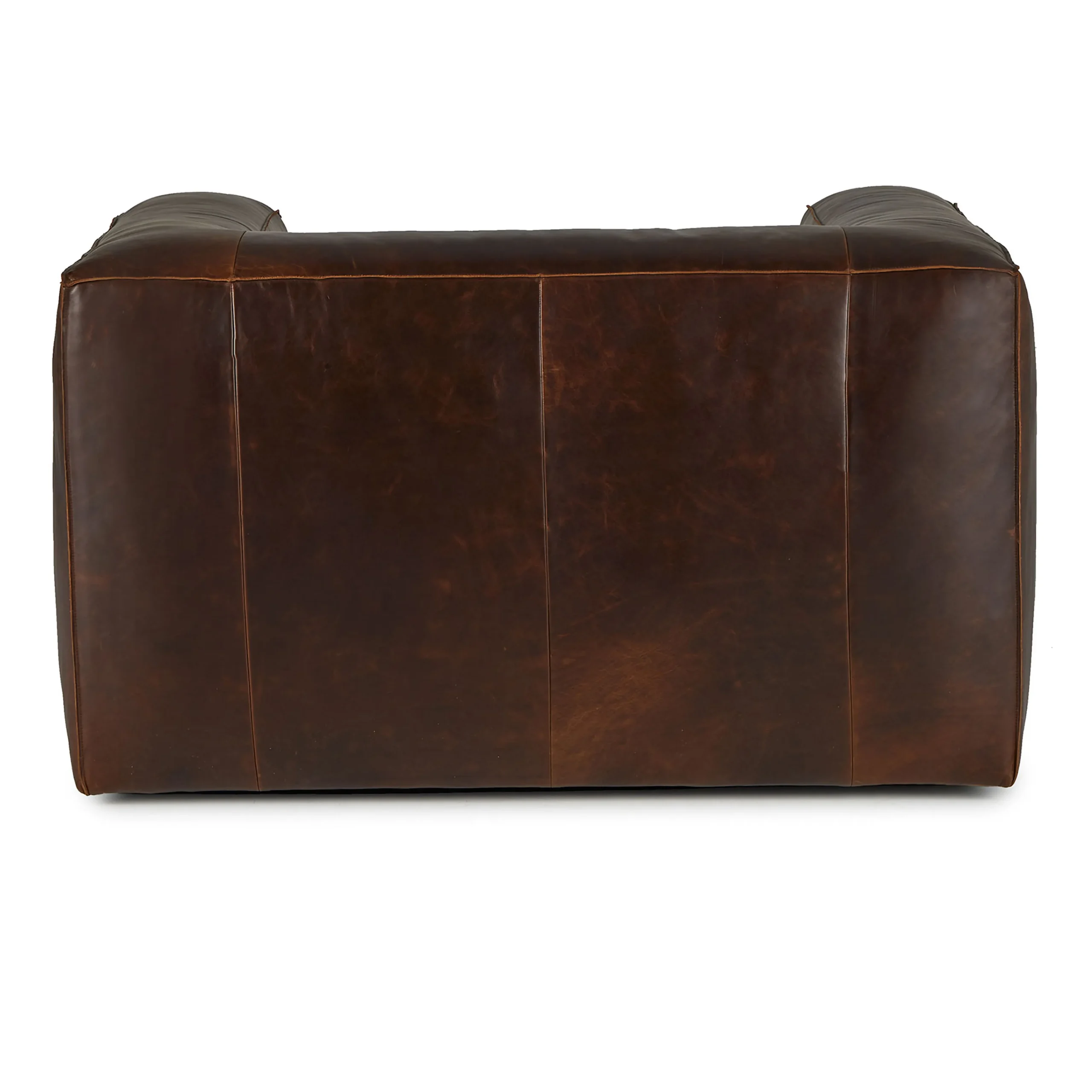 Cigar 44_ Leather Swivel Lounge Chair - Indiana Brown - Image 6