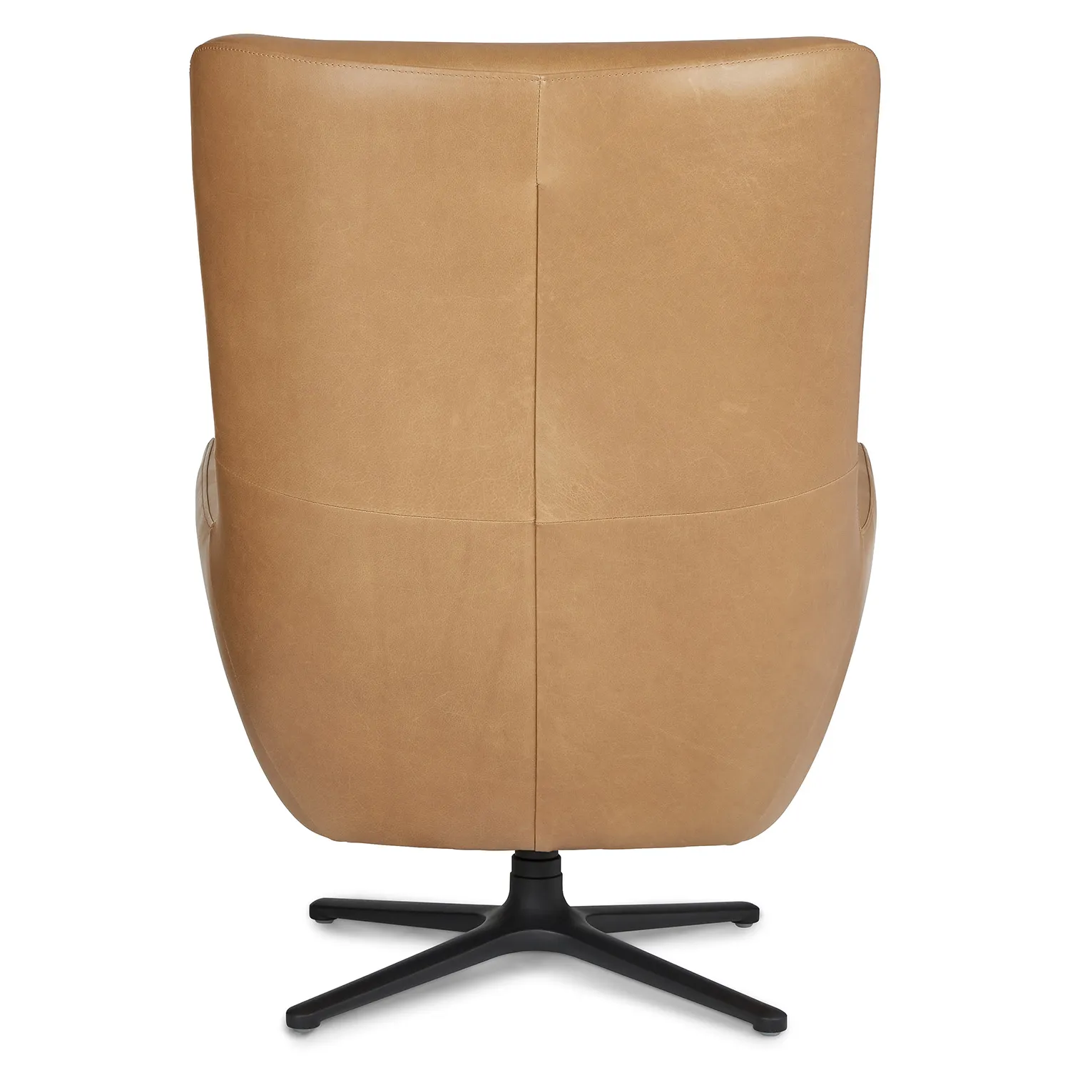Agga 31_ Leather Swivel Lounge Chair - Charme Tan - Image 9