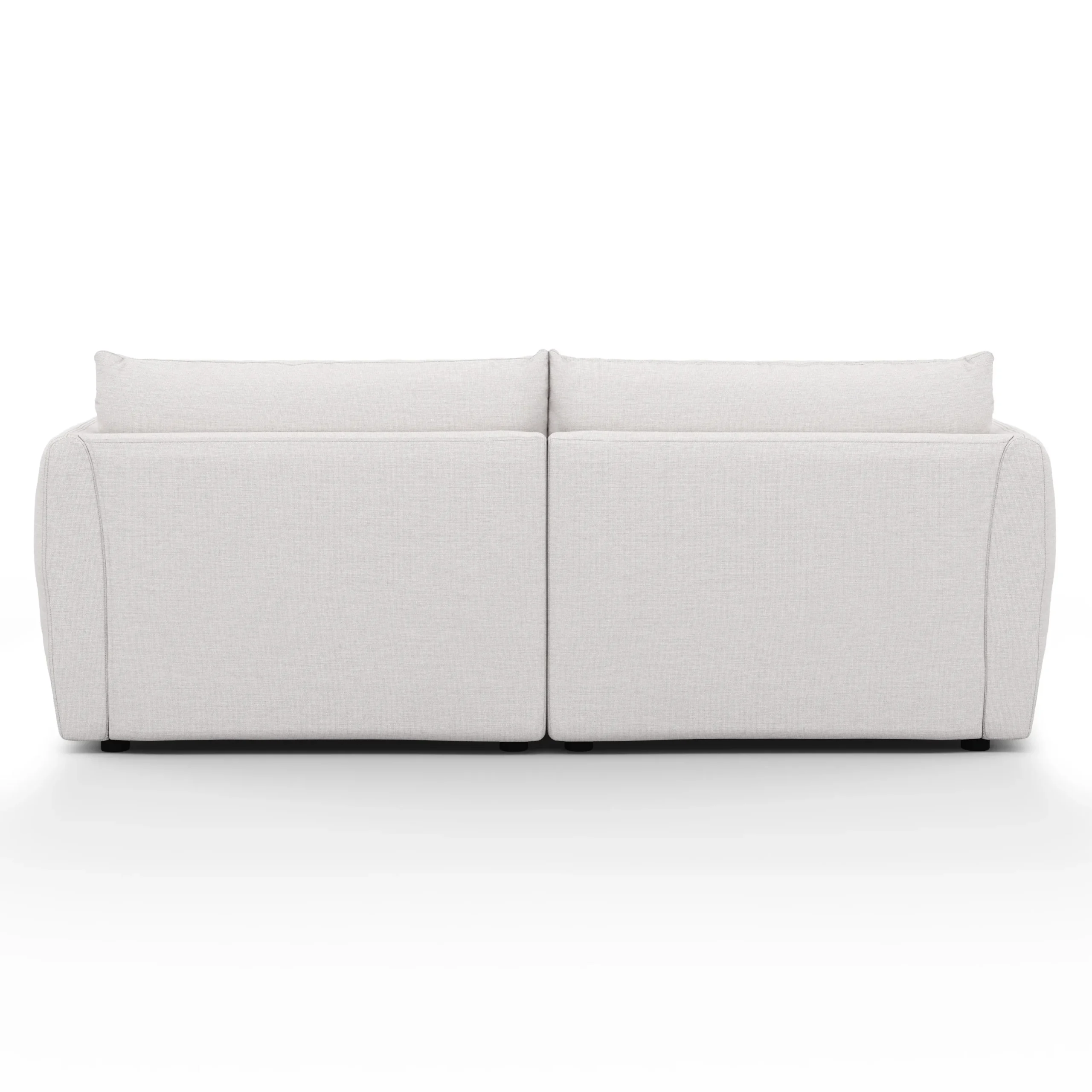 Leigh 92_ Modular Sectional - Silver Ivory - Image 5