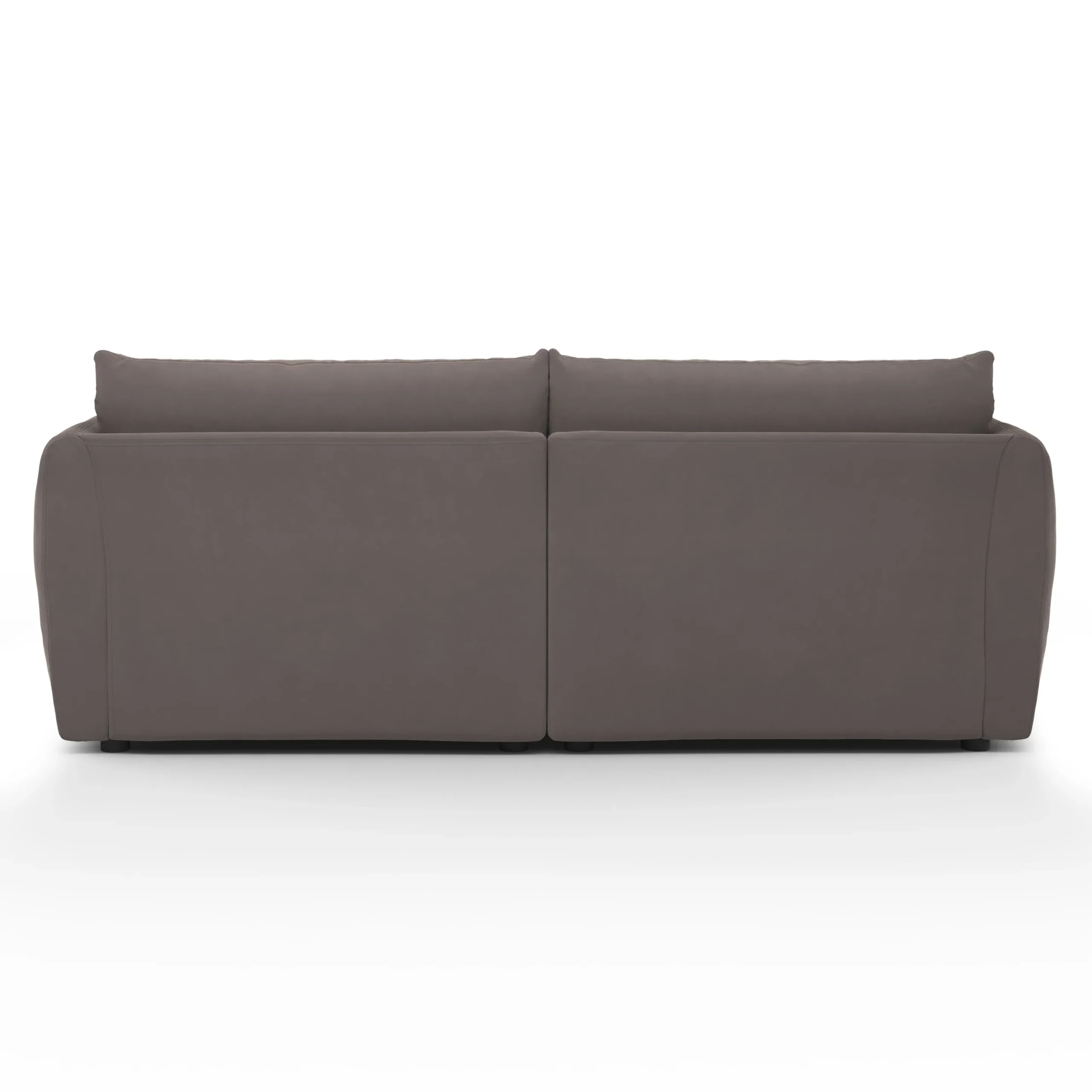 Leigh 92_ Velvet Modular Sectional - Hale Warm Gray - Image 5