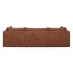 Leigh 121.5_ Modular 3-Seater U-Shaped Sectional - Napa Rust