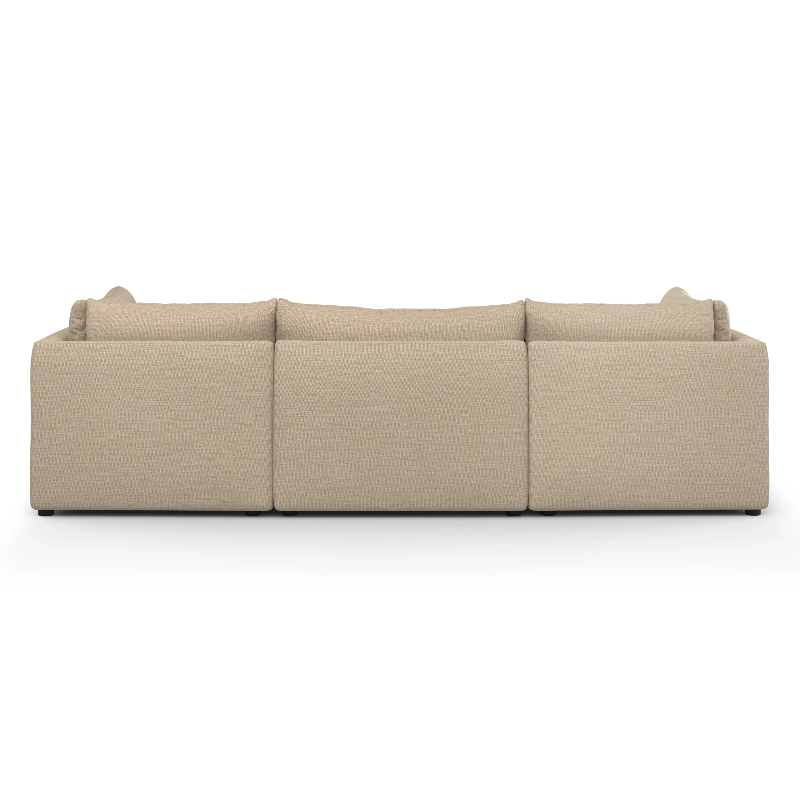 Leigh 121.5_ Modular 3-Seater U-Shaped Sectional - Silver Taupe - Image 5