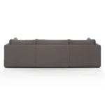 Leigh 121.5_ Velvet Modular Open Pit Sectional - Hale Warm Gray