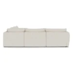 Leigh 126_ Modular Corner Sectional - Ivory Wool Bouclé