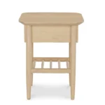 Lenia Storage Side Table - White Oak