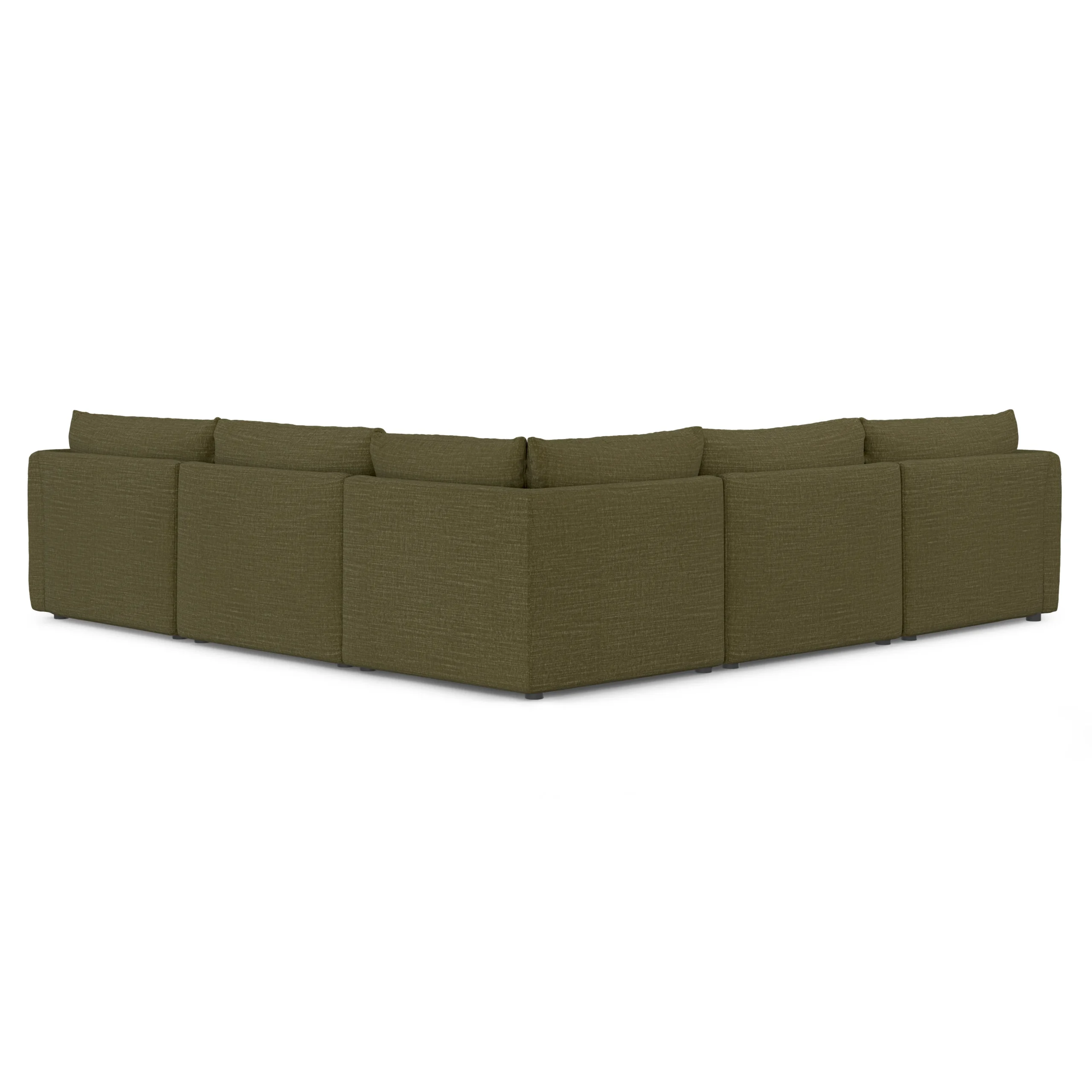 Leigh 126_ Modular Corner Sectional - Napa Moss - Image 5