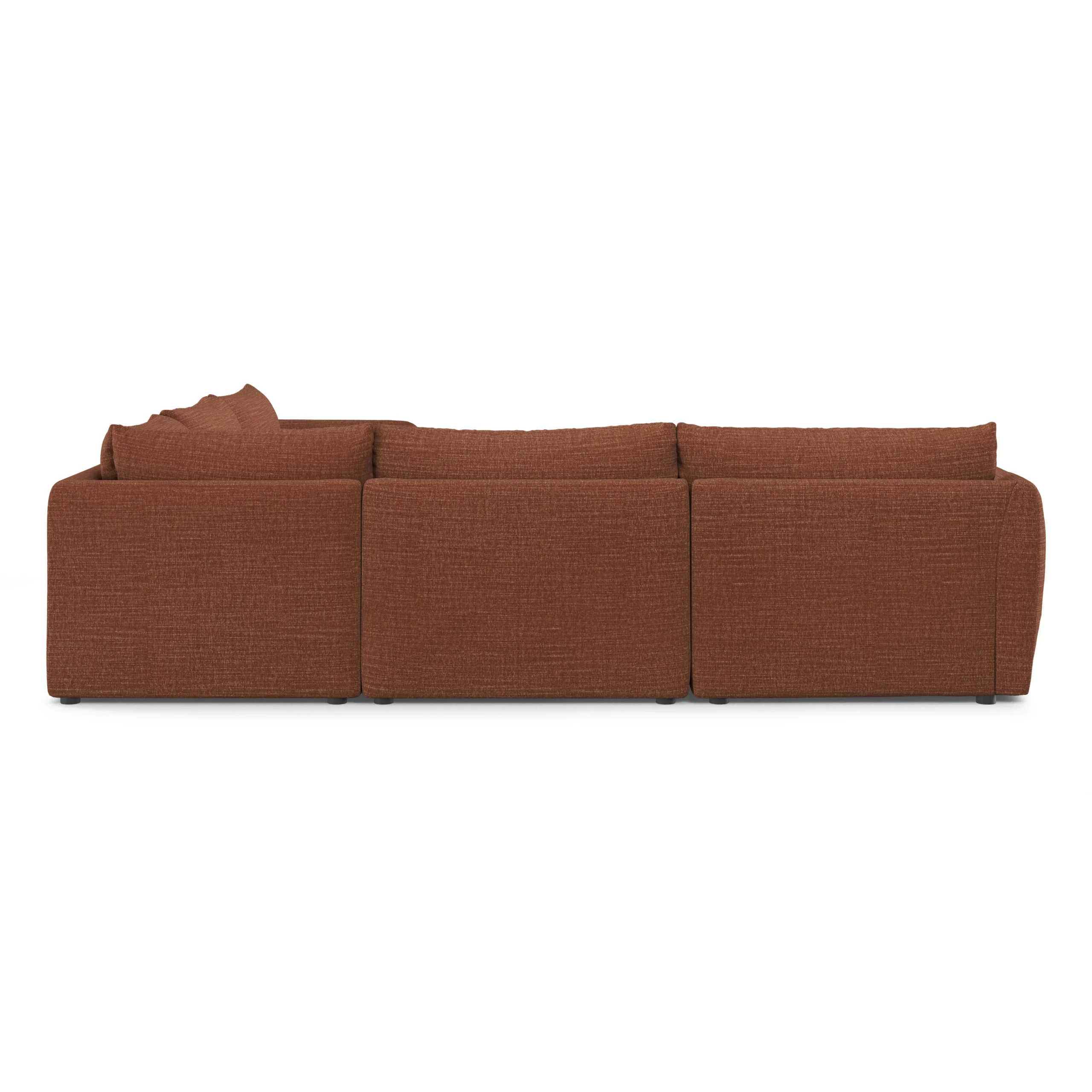 Leigh 126_ Modular Corner Sectional - Napa Rust - Image 5