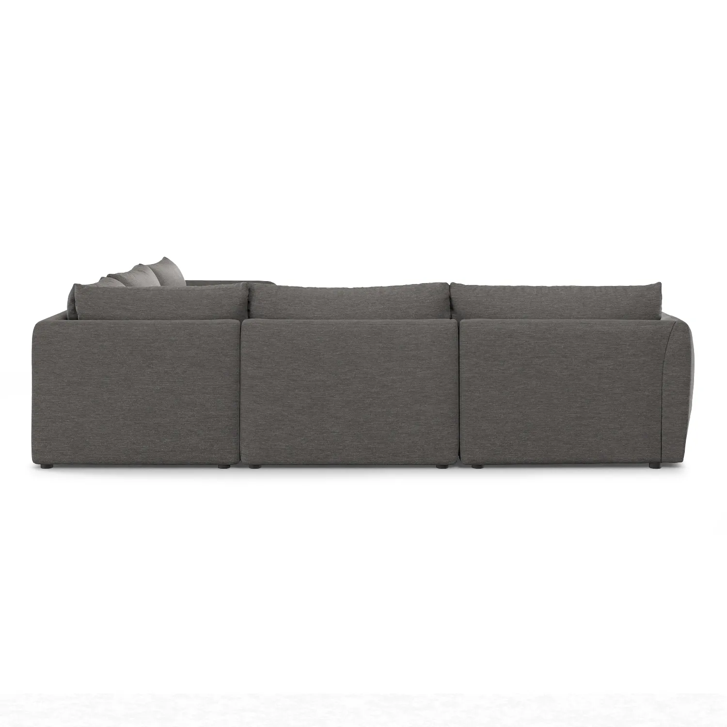 Leigh 126_ Modular Corner Sectional - Silver Gray - Image 5