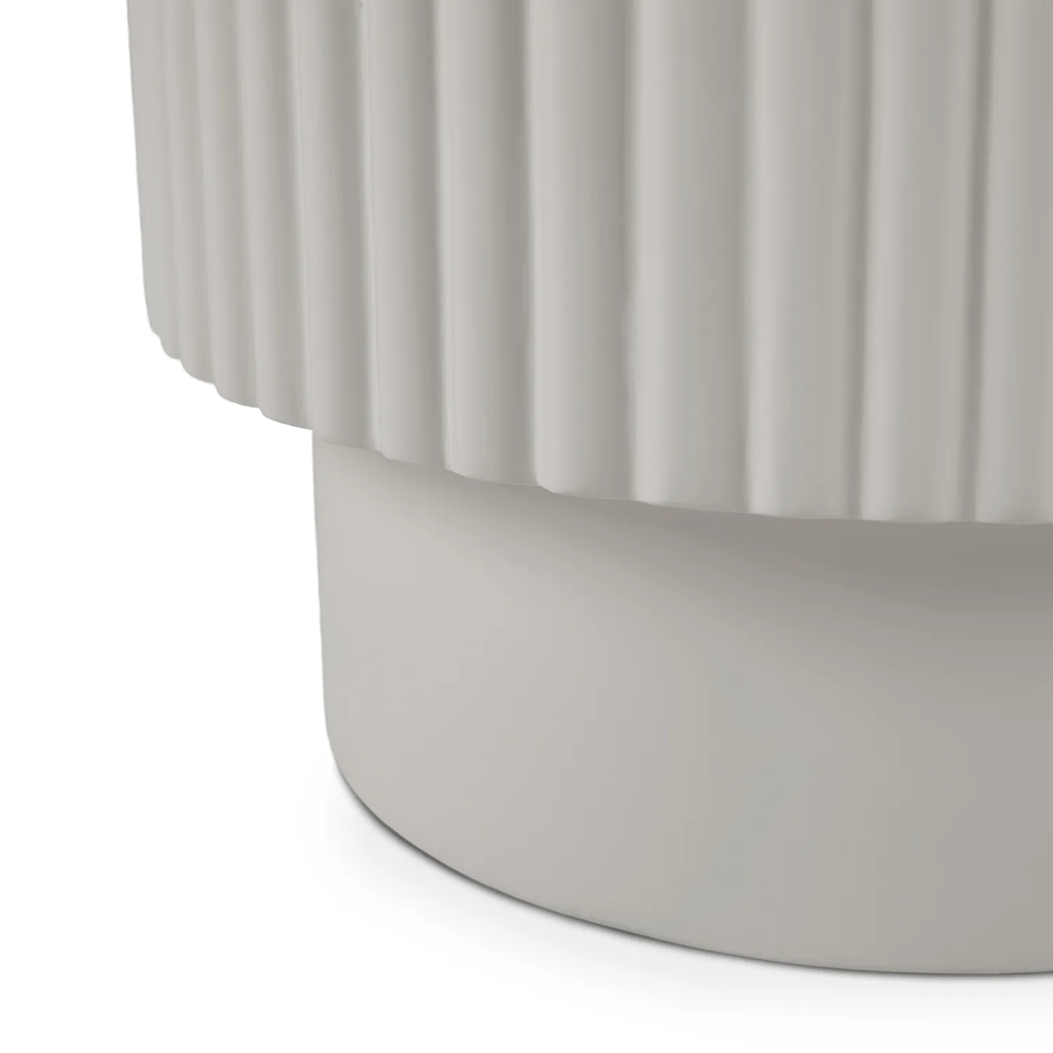 Nordens Concrete Side Table - Ridge Taupe - Image 4