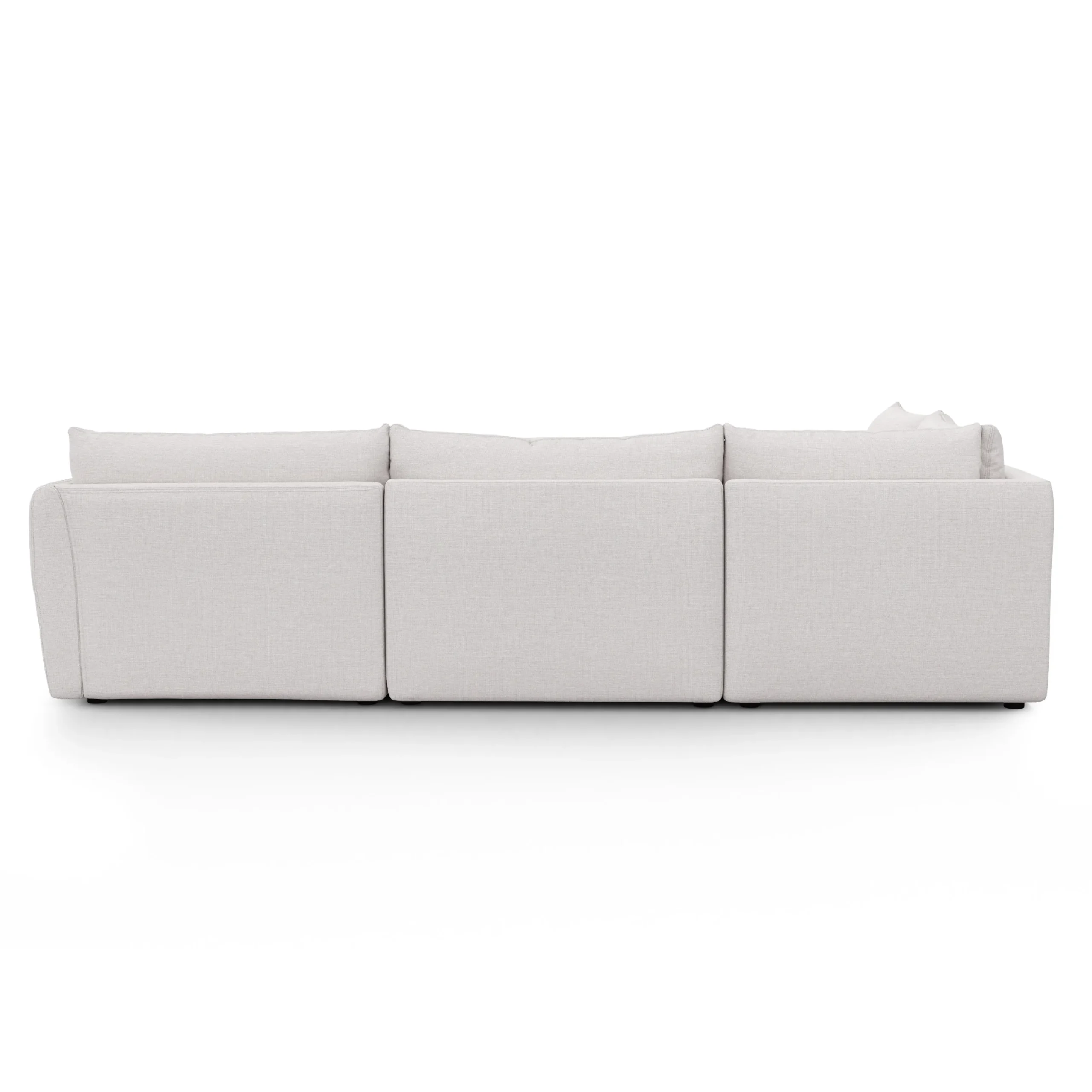 Leigh 126_ Modular L Sectional - Silver Ivory - Image 5