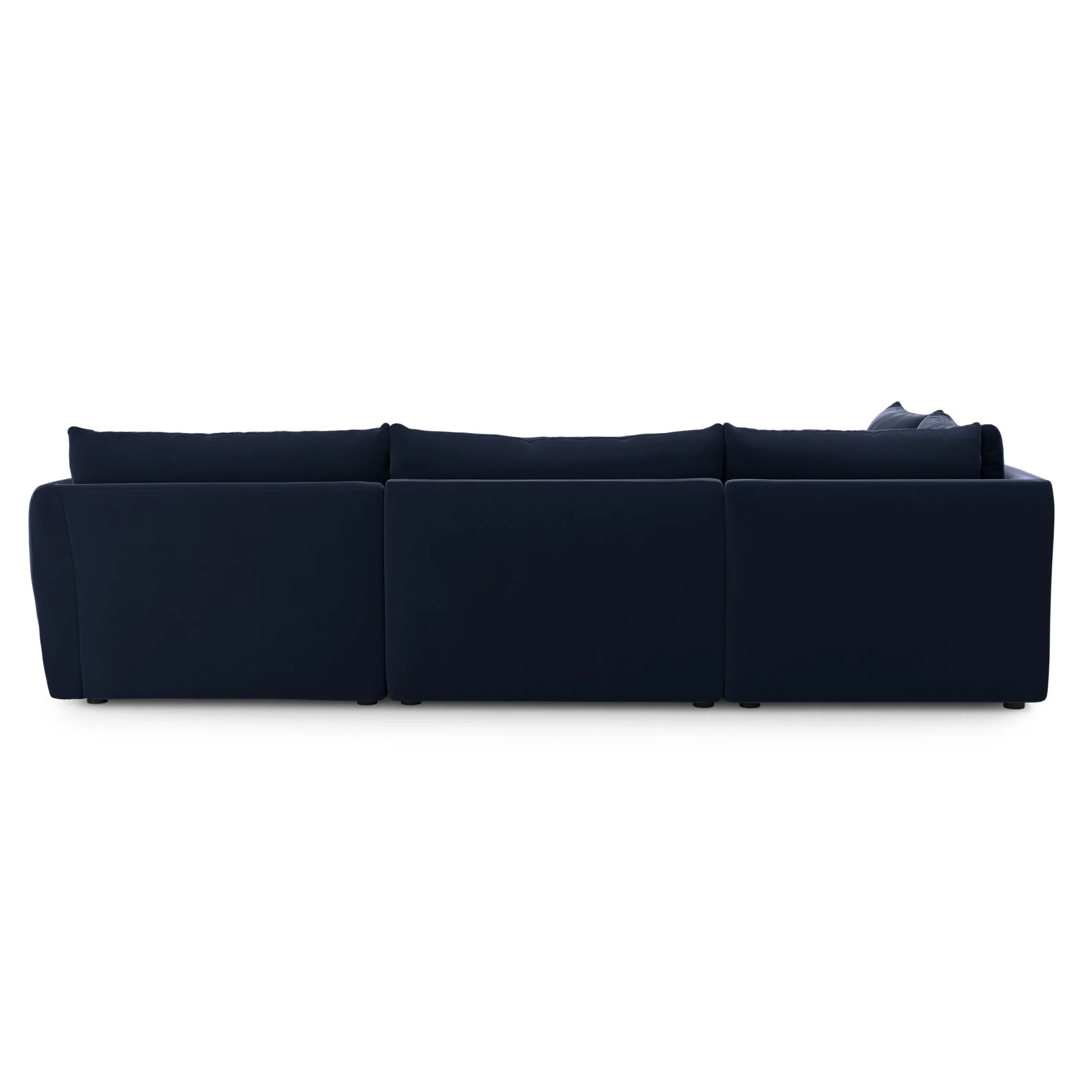 Leigh 126_ Velvet Modular L Sectional - Hale Ink - Image 5