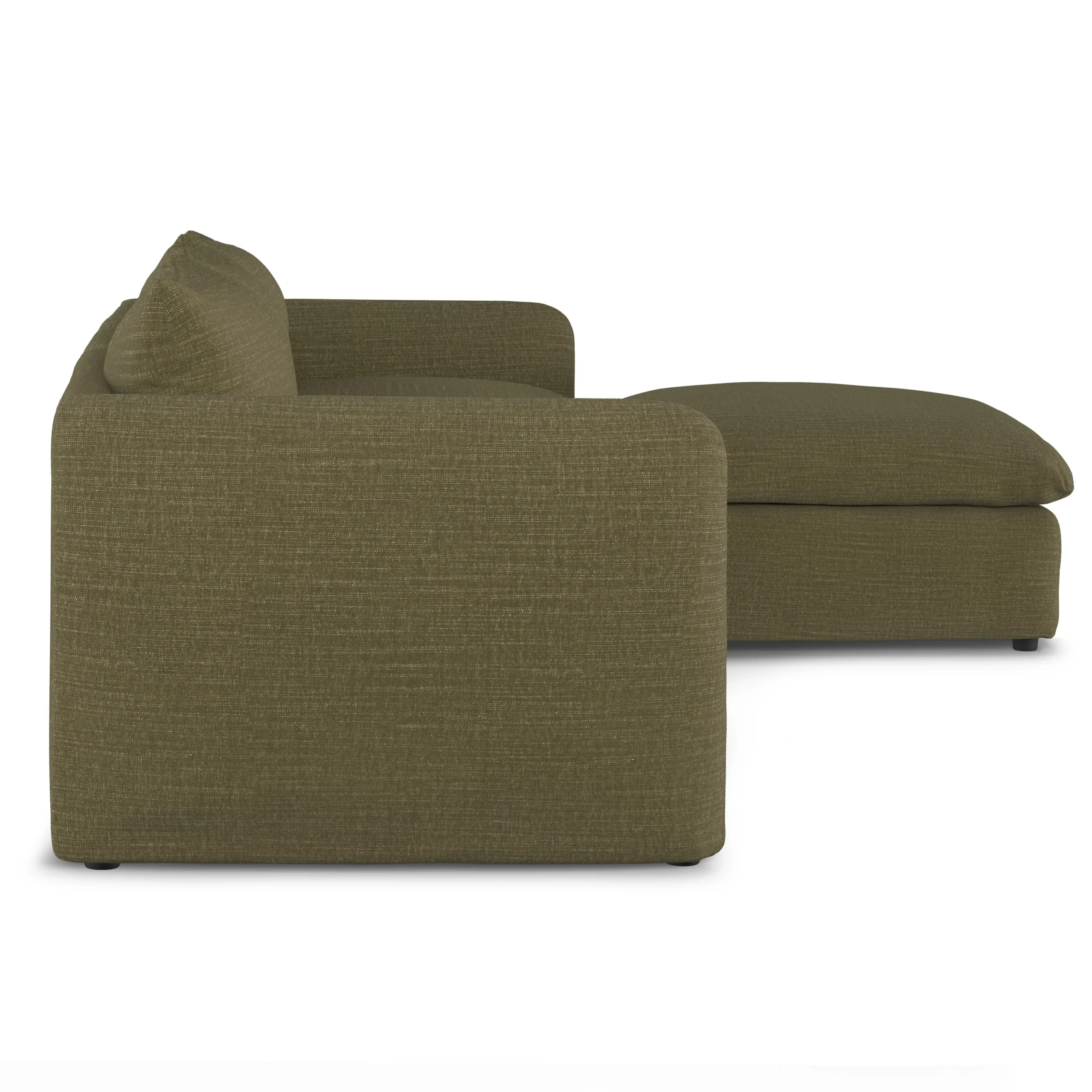 Leigh 131.5_ Modular Sectional - Napa Moss - Image 5