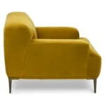Abisko 42.5_ Velvet Lounge Chair - Plush Yarrow Gold
