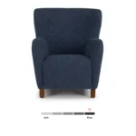 Archie 31.5_ Lounge Chair - Bijou Blue Bouclé