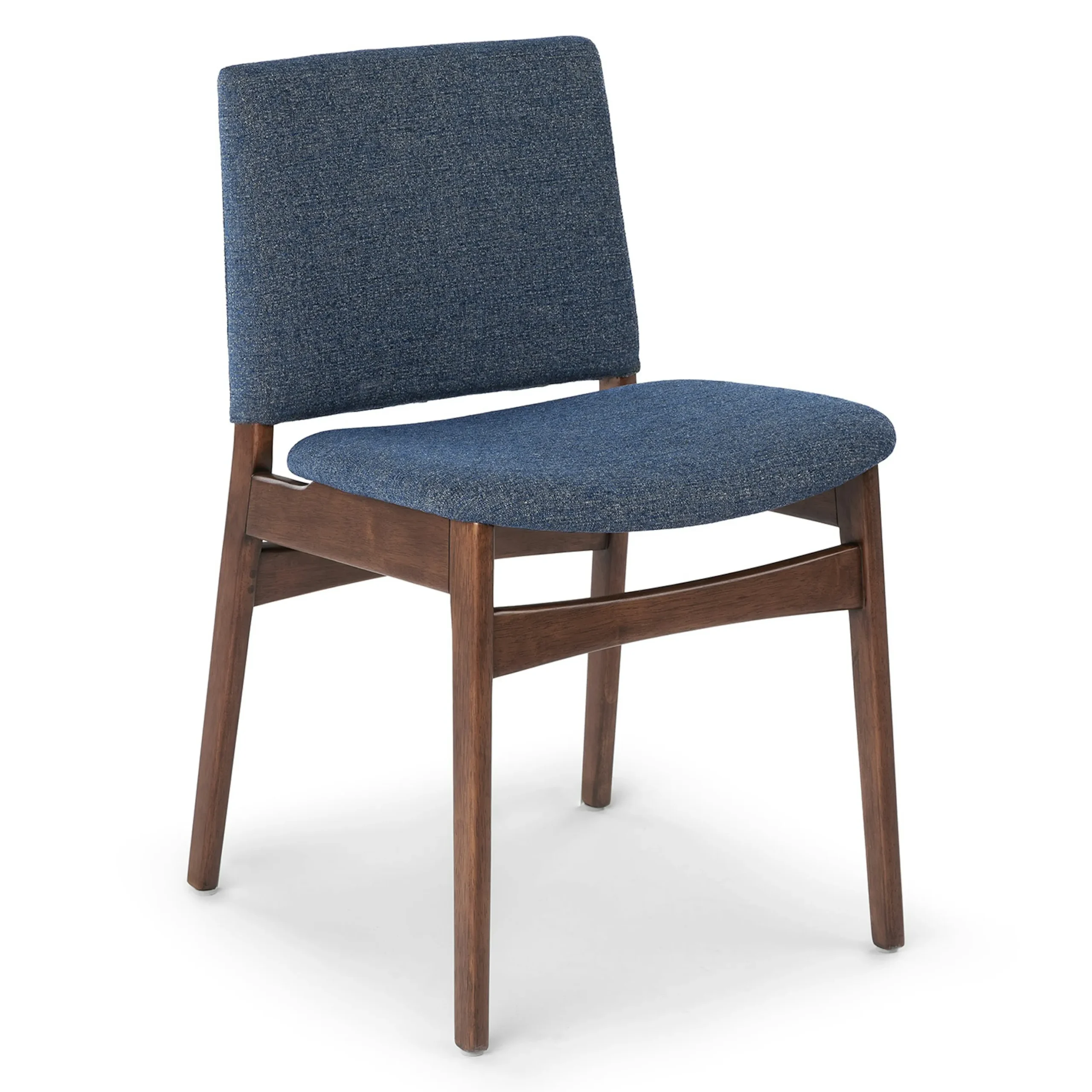 Nosh Dining Chair - Walnut and Denim Blue - Image 5
