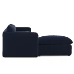 Leigh 131.5_ Velvet Modular Sectional - Hale Ink