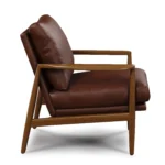 Bavel 28.5_ Leather Lounge Chair - Indiana Brown