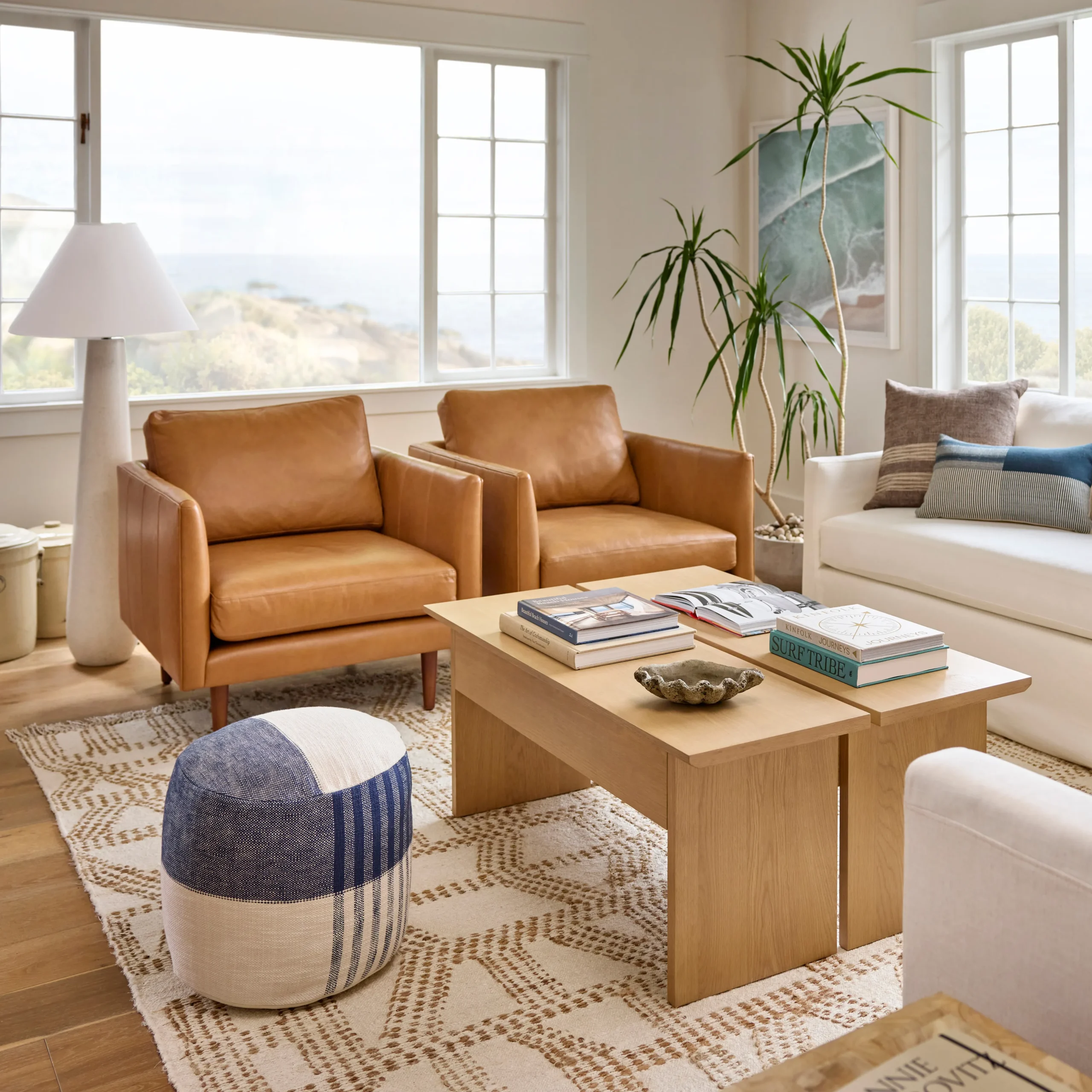 Burrard 32_ Leather Lounge Chair - Bella Caramel - Image 15