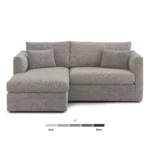 Marina 80_ Reversible Storage Sectional - Hestia Gray