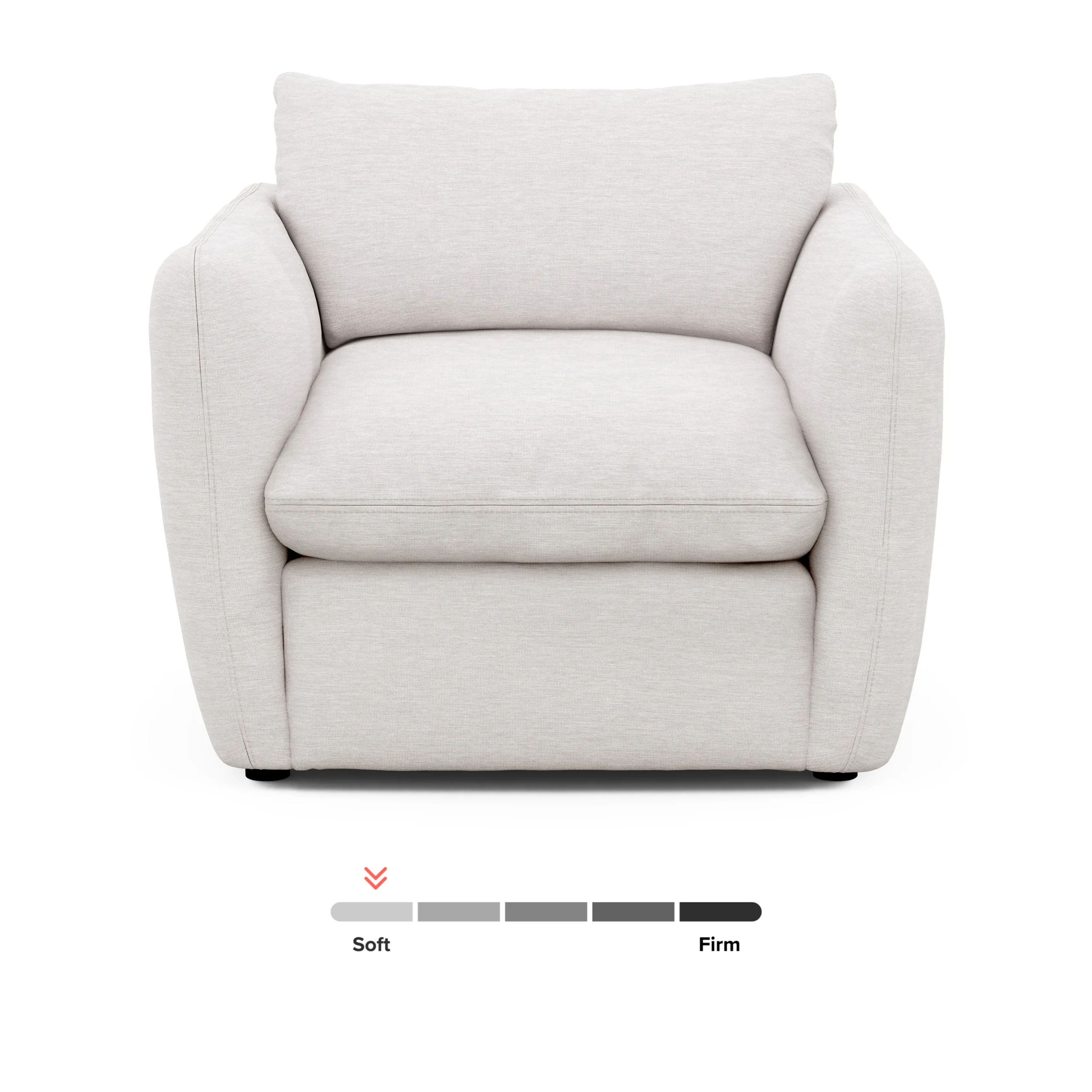 Leigh 42_ Lounge Chair - Silver Ivory - Image 9