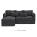 Marina 90_ Reversible Storage Sleeper Sectional - Napa Moss