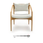 Lento 25_ Lounge Chair - Ivory Bouclé