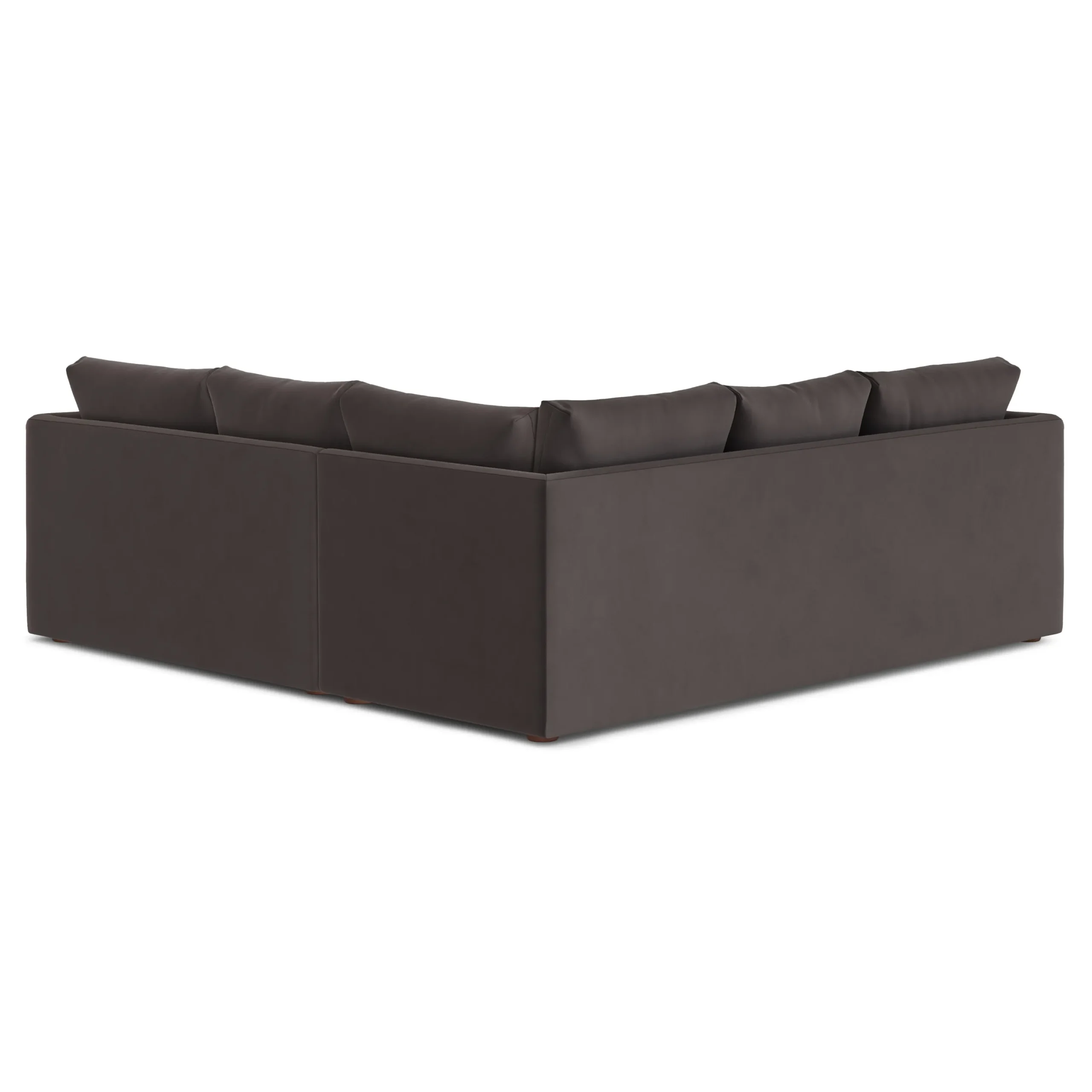 Marina 92_ Velvet Corner Sectional - Hale Warm Gray - Image 5