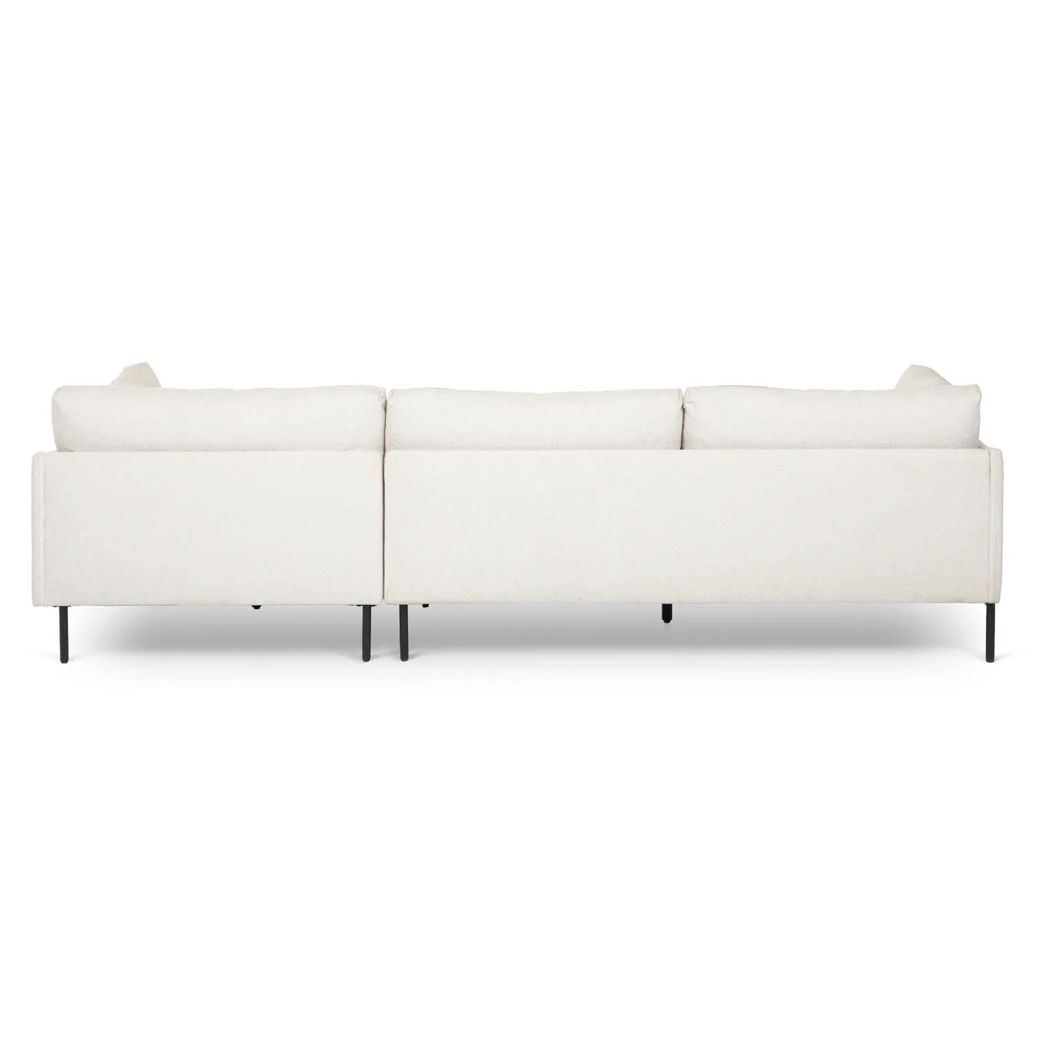 Olsen 110_ Left Sectional - Ratine Ivory - Image 5