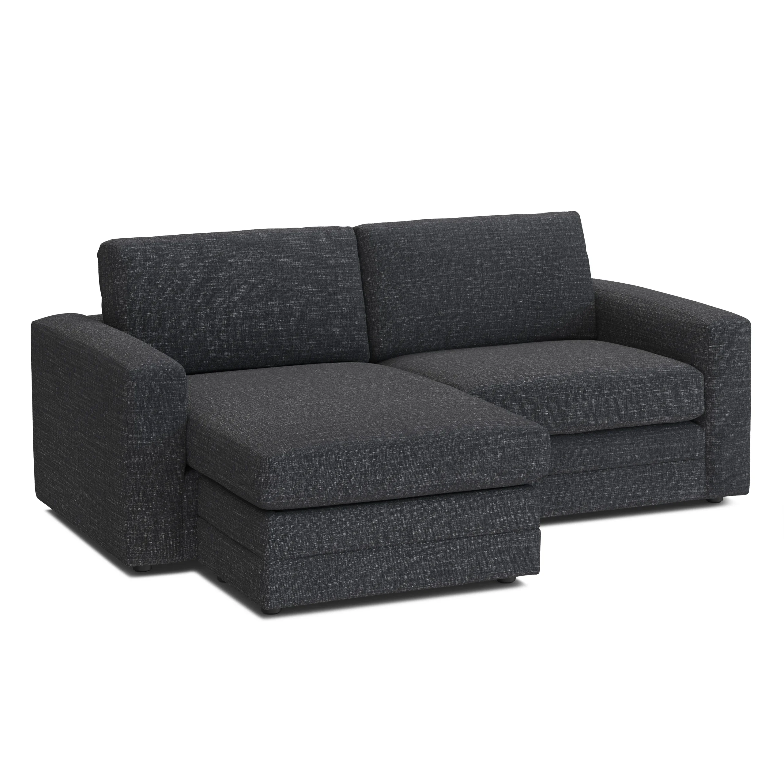 Riley 84_ Reversible Storage Sectional - Napa Charcoal - Image 5