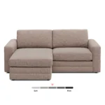Riley 84_ Reversible Storage Sectional - Napa Quartz