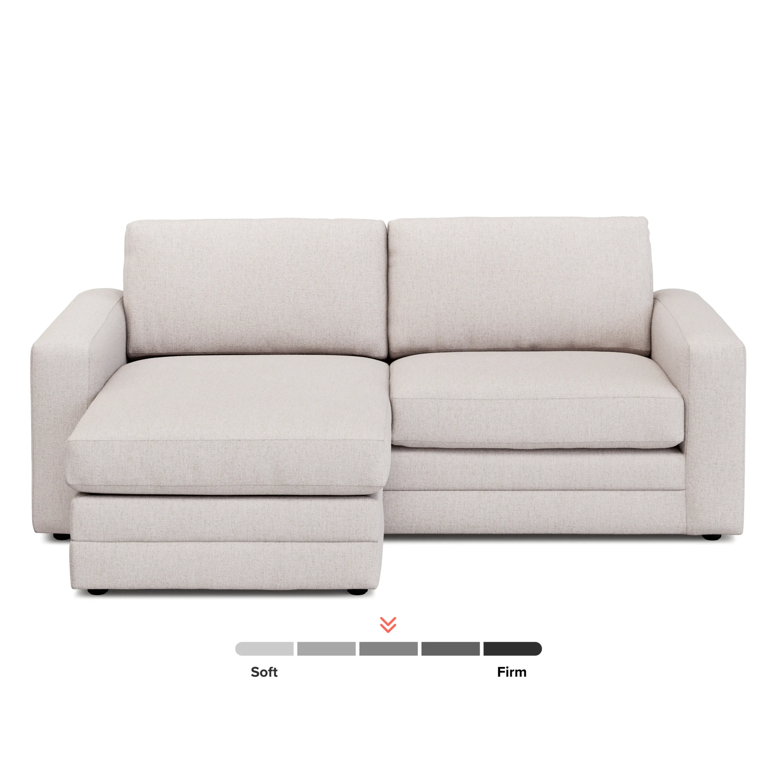 Riley 84_ Reversible Storage Sectional - Napa White - Image 5