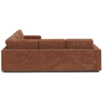 Riley 104_ Corner Sectional - Napa Rust