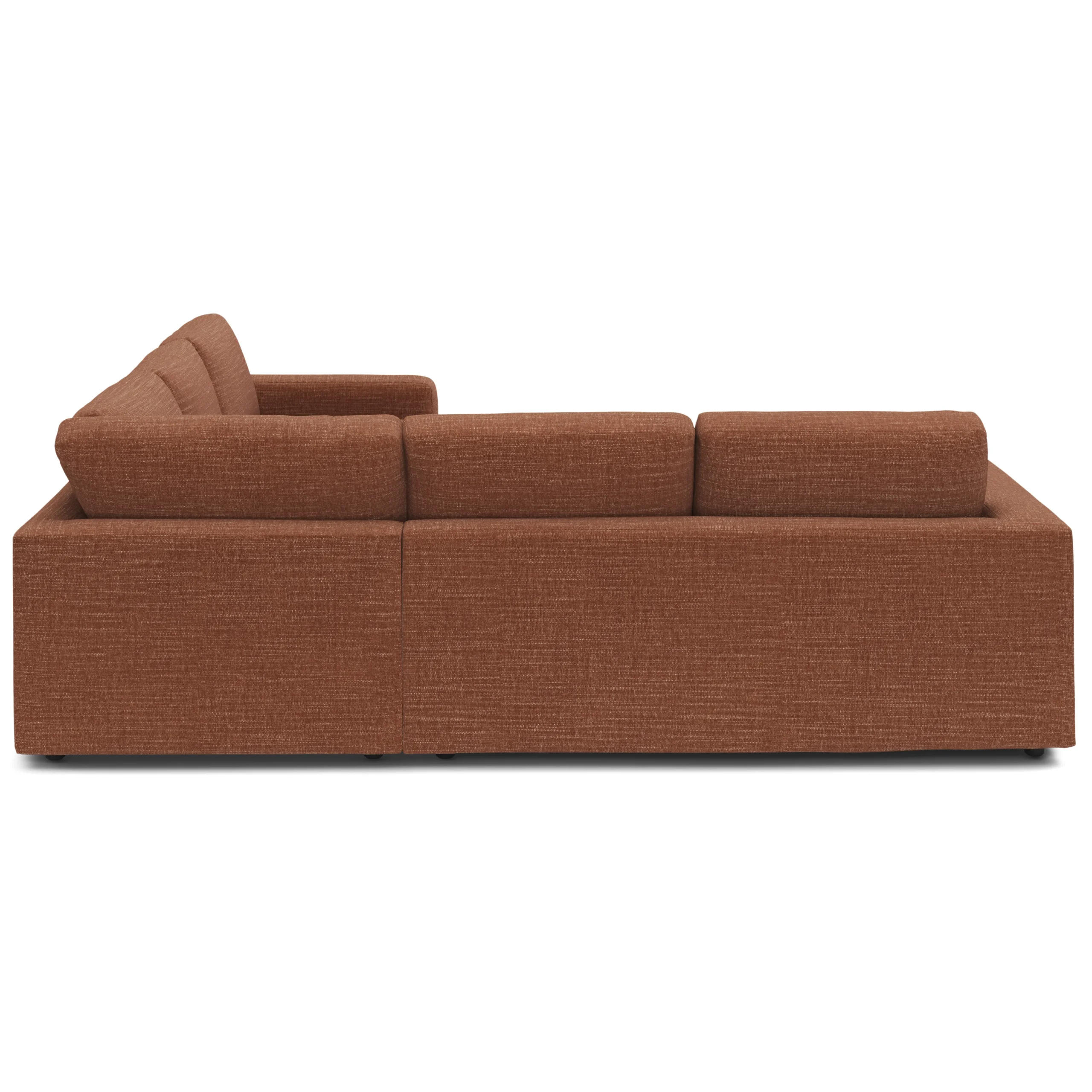Riley 104_ Corner Sectional - Napa Rust - Image 5
