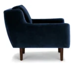 Matrix 30.5_ Velvet Lounge Chair - Cascadia Blue