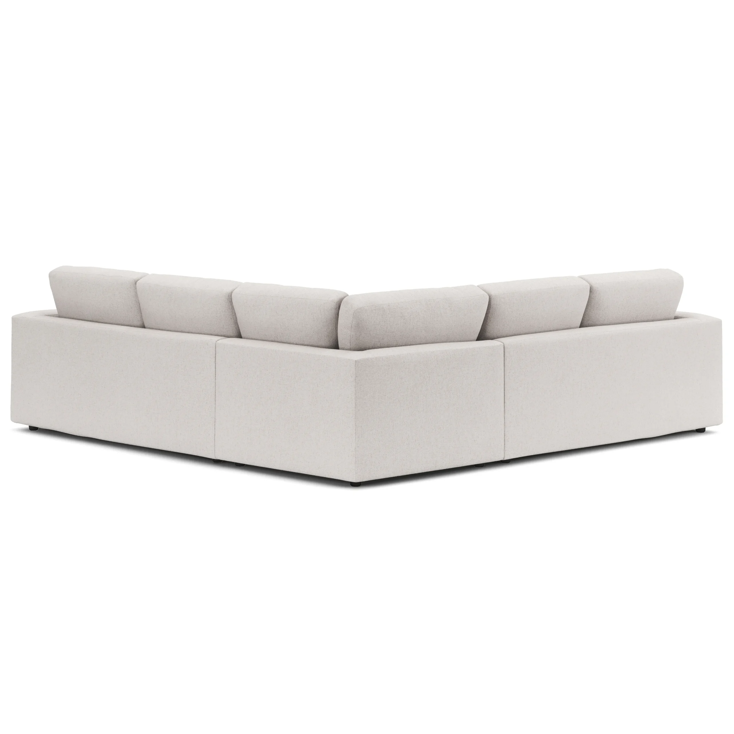 Riley 104_ Corner Sectional - Napa White - Image 5