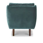 Matrix 30.5_ Velvet Lounge Chair - Pacific Blue